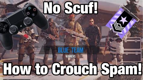 How To Crouch Spam In Rainbow Six Siege Easiest Way To Crouch Spam