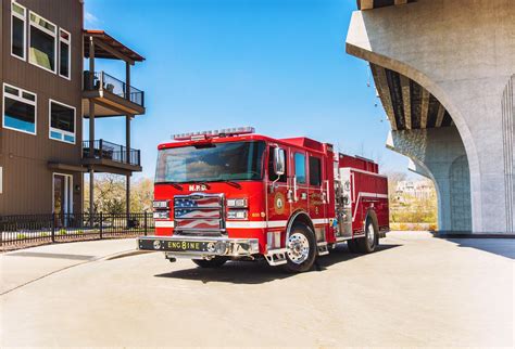 First Electric Fire Truck In North America Made By Pierce Manufacturing
