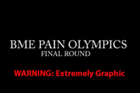 Bme Pain Olympics Trailer 2 Video Bme Pain Olympics