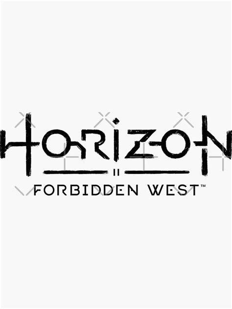 Horizon Logo Forbidden West Sticker For Sale By Octavetm Redbubble