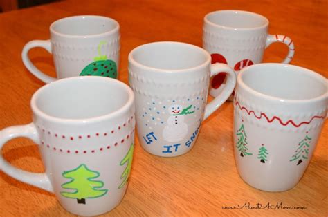 Diy Holiday Fun With Elmers Painters Painted Mugs And Cookie Plates