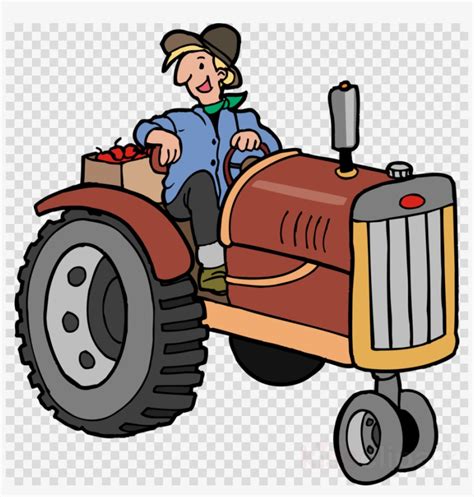 Cartoon Tractor Png Clipart John Deere Tractor