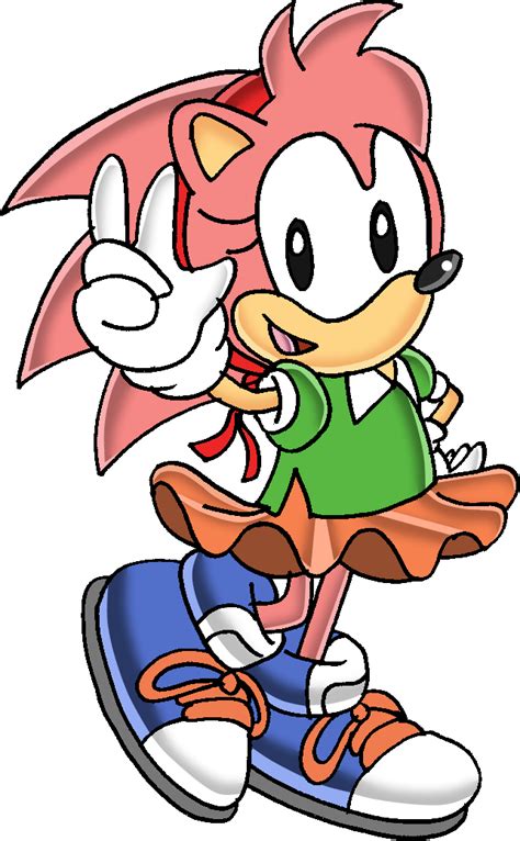 Image Classic Amy Rose Png Sonic News Network The Sonic Wiki