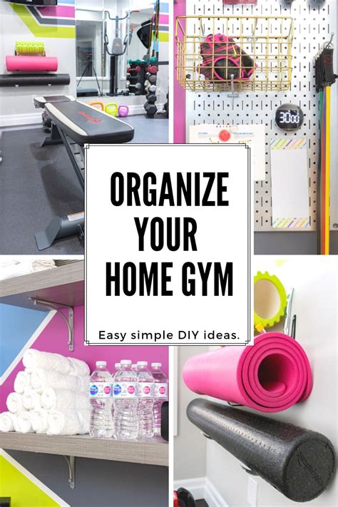 Organize Your Home Gym Diy Ideas Workout Room Home Diy Home Gym