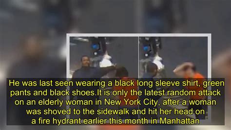 Man Punches Elderly Woman In The Head In Random Attack In Brooklyn Youtube