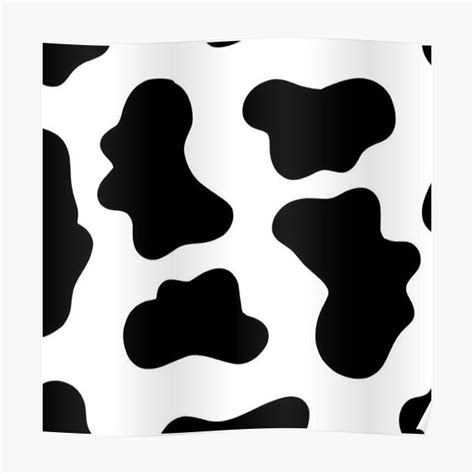 Aesthetic Cow Prints Poster For Sale By Kozumoci Redbubble