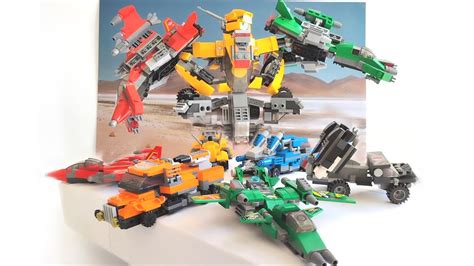 Bricks Transformer Combiner Mech Warrior Legion Six Members Combine