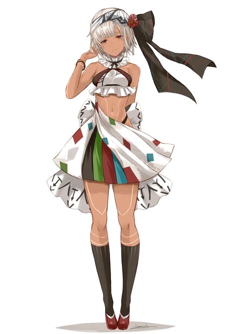 Safebooru 1girl Absurdres Altera Fate Bare Arms Bare Shoulders