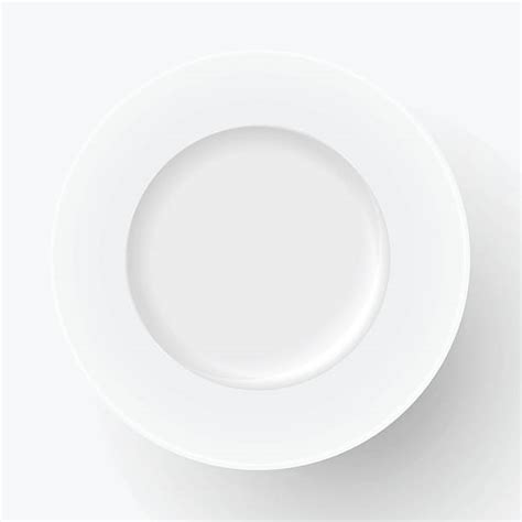 Empty Plate Clip Art Vector Images And Illustrations Istock