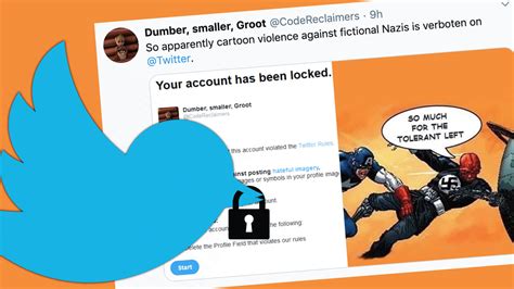 Twitter Suspends An Account For Tweeting A Cartoon Of Captain America