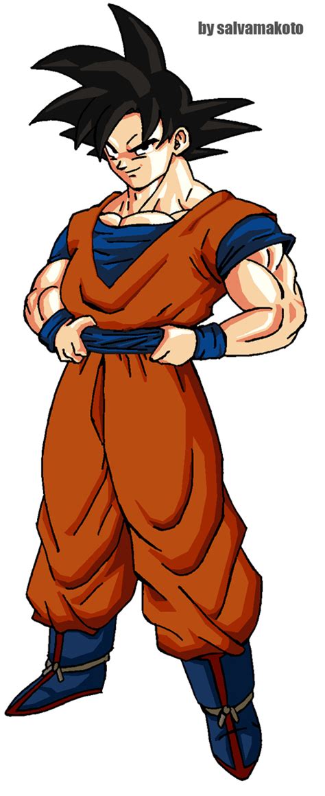 Goku Traje Clasico By Salvamakoto On Deviantart