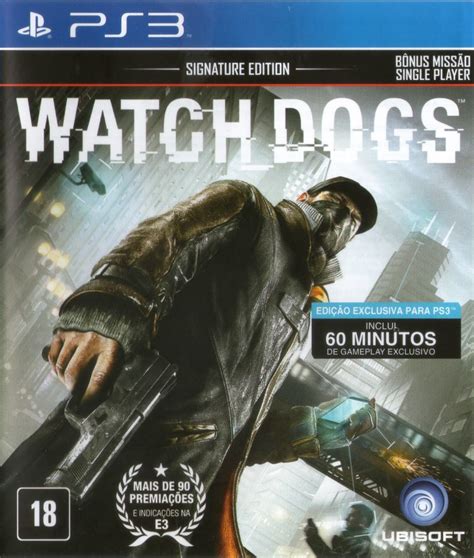 Watchdogs Ps4 Exclusive Edition 2014 Playstation 3 Box Cover Art