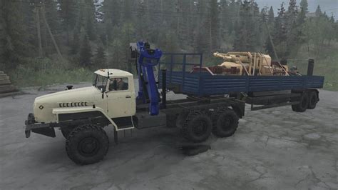 Ural 4320 Truck V180720 Mudrunner Snowrunner Spintires