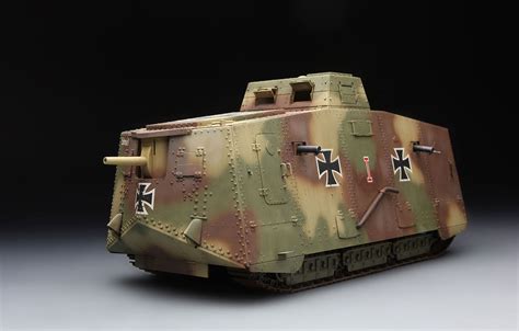 Meng Ts 017 German A7v Tankkrupp 135 Bunker45