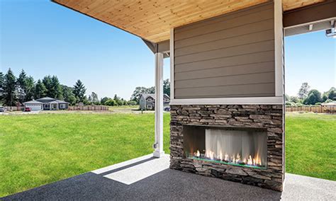 Flare Vent Free Front Facing Outdoor Fireplace Flare Fireplaces