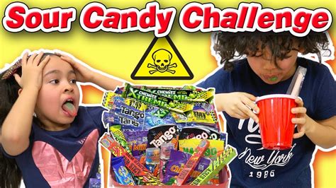 😲 Sour Candy Challenge 🍬 Youtube