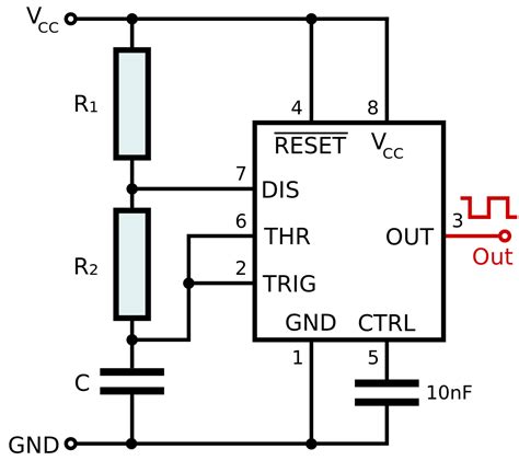 555 Timer Schematic Arduino Lesson 555 Timer Ic Osoyoo Com For