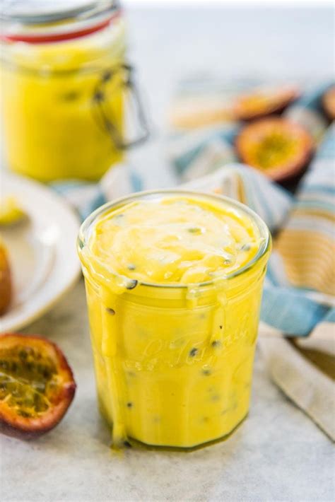 How To Make Passion Fruit Curd The Flavor Bender Flan Fruit Custard