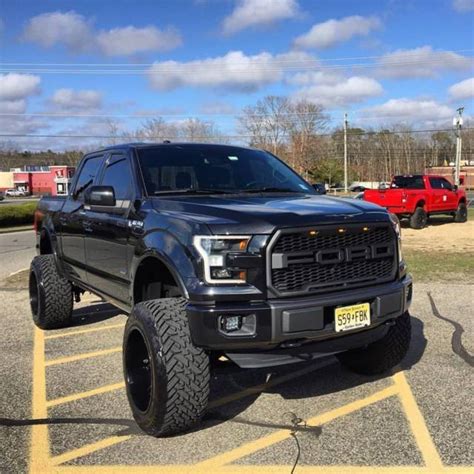This tuned and lifted f150 is modded where is counts to make it way mo. 2015 F150 CUSTOM BUILT SEMA TRUCK LARIAT FX4 ECOBOOST 9 ...