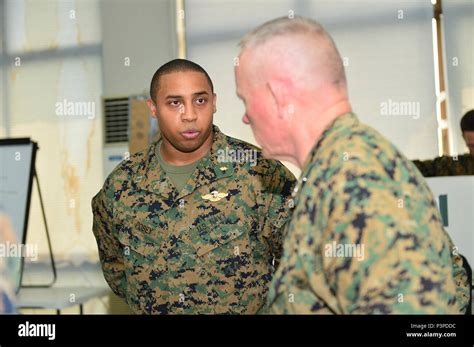 Us Marine Lt Gen Lawrence D Nicholson Talks To Us Navy Lt