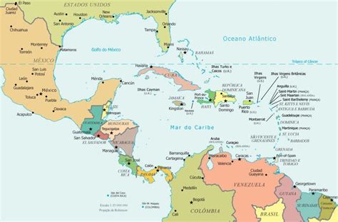 América Central Países Características Físicas E Economia
