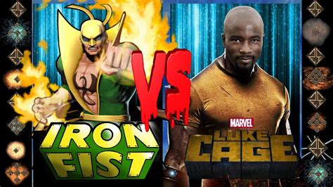 Iron Fist Marvel Comics Vs Luke Cage Marvel Comics Ultimate Mugen