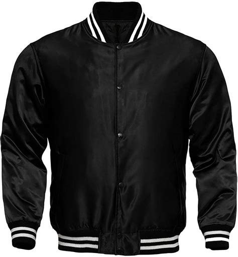 Custom Satin Varsity Jackets 100 Polyester Custom Your Design Silk