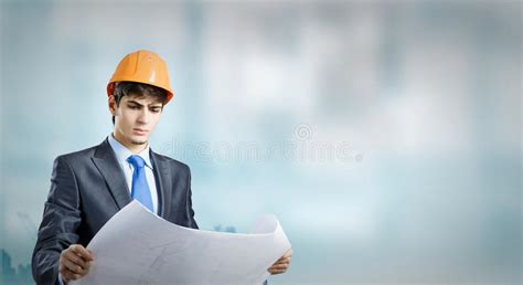 Man Engineer Stock Image Image Of Contractor Male Contract 41650401