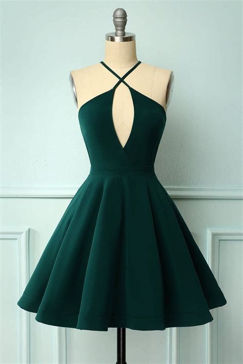 Green Halter Homecoming Dress 1000 Cute Formal Dresses Green