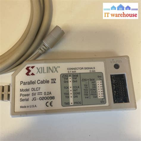 Xilinx Parallel Cable Iv Model Dlc7 It Warehouse Vancouver