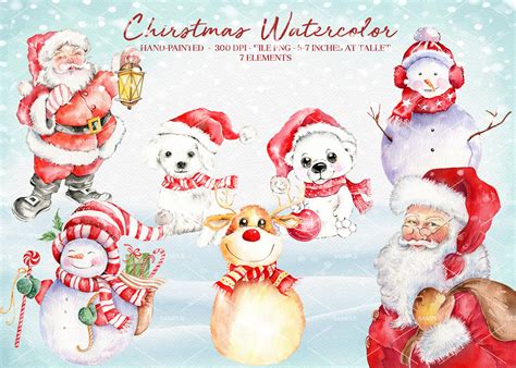 Christmas Clipart Collectionchristmas Clipart Etsy
