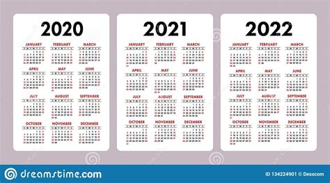 Printable 2021 2022 2023 Year Calendar