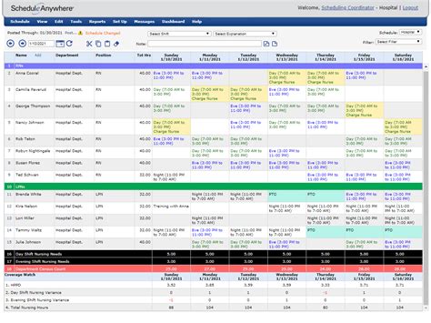 Nurse Scheduling Software Scheduleanywhere Scheduling Software