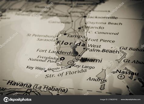 Florida Map Stock Photo By ©aallm 278629742