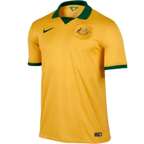 Australia National Team Home Football Shirt 201415 Nike