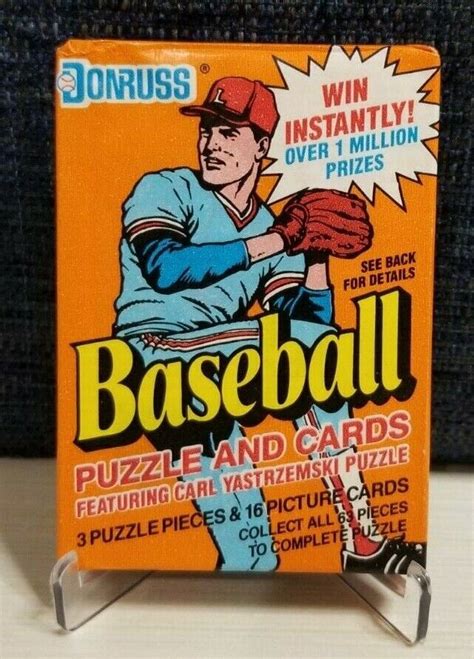 1990 Donruss Baseball Puzzle And Cards Unopened Wax Pack 10700827005 Ebay