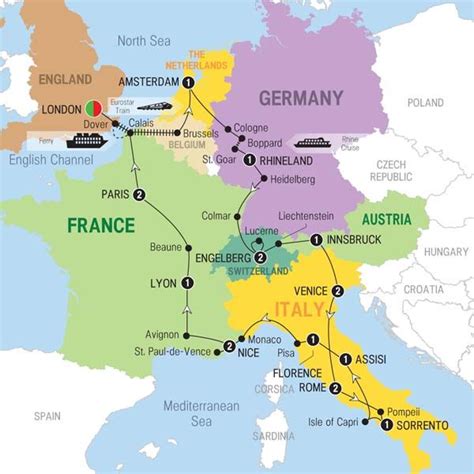 30 Map Of France Germany And Italy 2022 Map Of France To Print