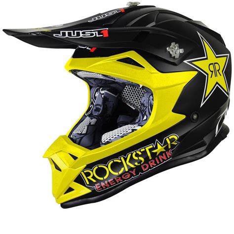 Just1 J32 Pro Rockstar Motocross Helmet Motocross Helmets