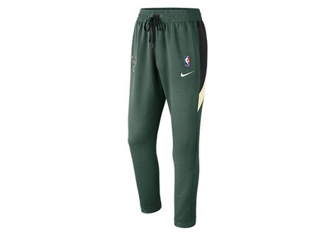 Nike Nba Milwaukee Bucks Thermaflex Showtime Pants Fir