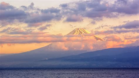 Mountain And Sea Of Clouds Landscape Clouds Mountains Mount Fuji Hd