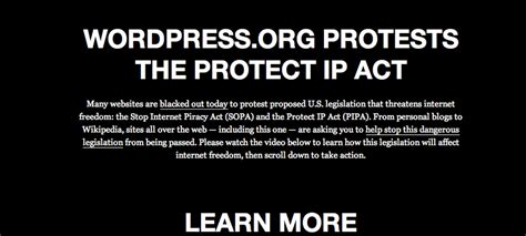 Viralmente Internet Goes On Strike Against The Stop Online Piracy Act Sopa Pipa