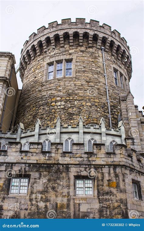 Record Tower At Dublin Castle Ireland Editorial Photography Image Of