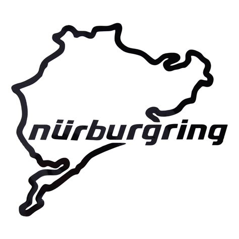 Nurburgring Map Sticker Racing Truck Car Window Laptop Vinyl Decal