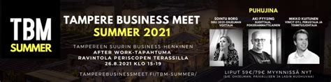 Tampere Business Meet Summer 2021 Linkedin