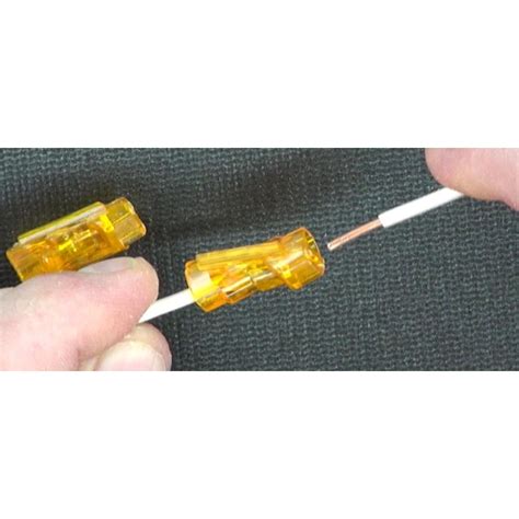 Ideal Spliceline 10 Pack Orange Push In Wire Connectors In The Wire