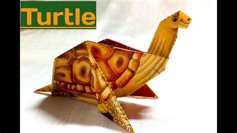 Origami Turtlehow To Make An Easy Origami Turtlediy Craft Youtube
