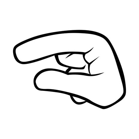 The Letter Q American Sign Language Baseball T Shirt Teepublic