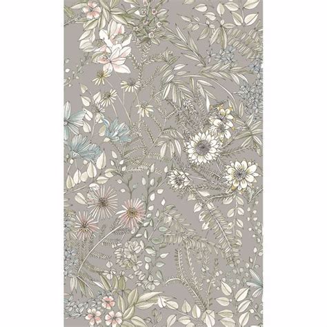 Maybe you would like to learn more about one of these? 2821-12903 - Full Bloom Beige Floral Wallpaper - by A ...