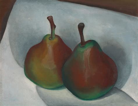 Untitled Two Pears 1921 By Georgia O Keeffe Paper Print Georgia