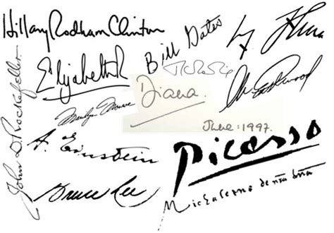 Famous people starting with e. 50 Cool Signatures Of World's Rich & Famous People
